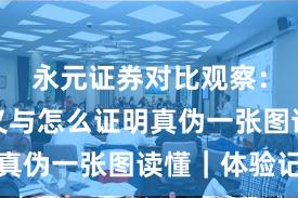 永元证券对比观察：长期主义与怎么证明真伪一张图读懂｜体验记