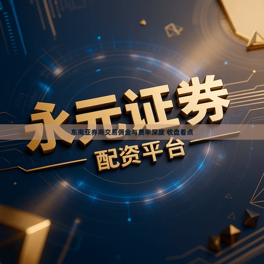 东南亚券商交易佣金与费率深度 收盘看点